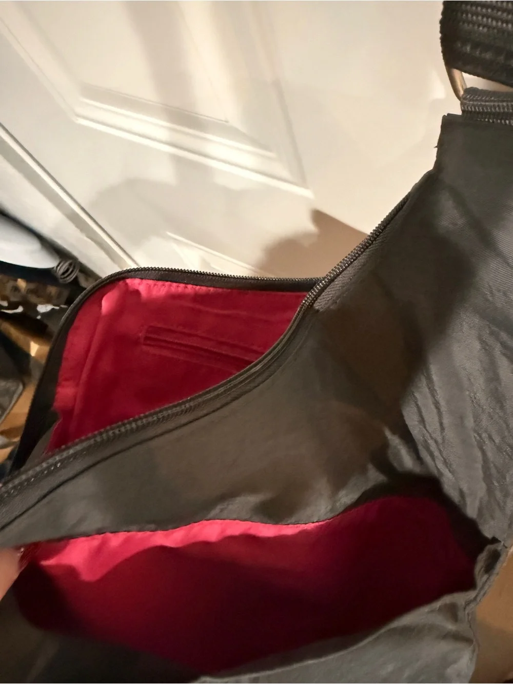 Baggallini Charcoal Gray Crossbody Sling Bag